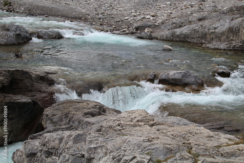 Top Of Elbow Falls, Kananaskis Country, Alberta