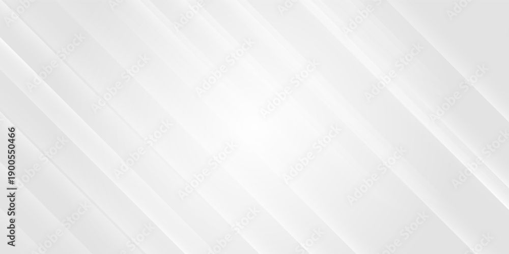 Obraz premium Diagonal grey gradient lines background. Abstract silver stripes wallpaper. Abstract gray tech backdrop. Oblique gris texture for graphic design, poster, banner, flyer, brochure, presentation. Vector