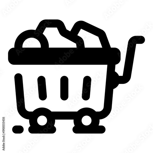 A glyph style icon representing quick dispatch