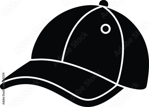 Baseball Cap Silhouette Icon