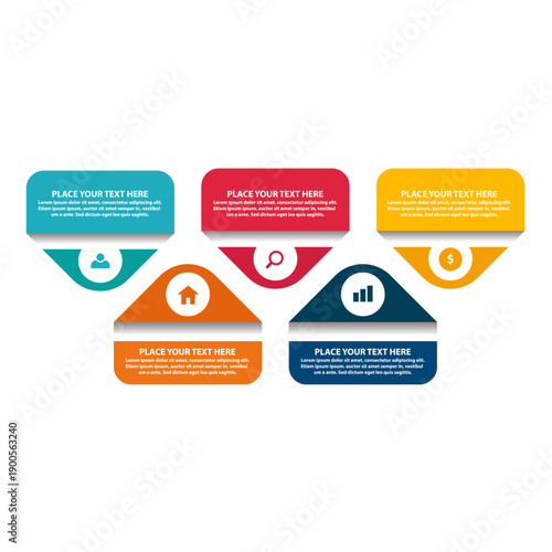 Icon Based Process Infographic.ai