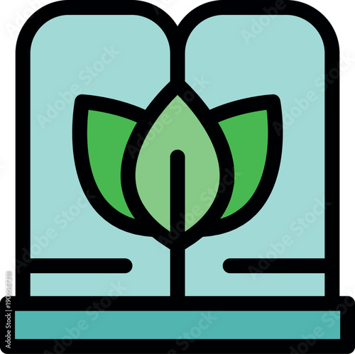 Eco friendly urn nurturing a growing plant, representing sustainable funeral practices and the cycle of life