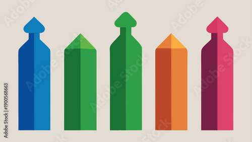 Vibrant gradient color palette vector set