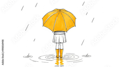 vector illustration of an umbrella