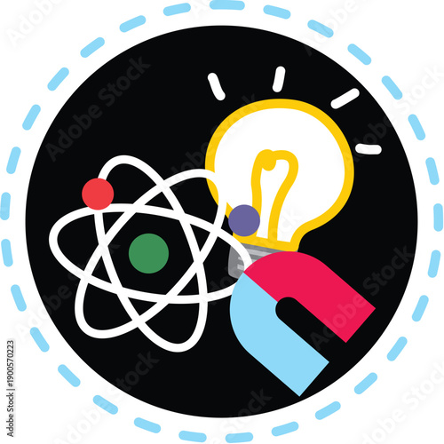School subject icons Physics