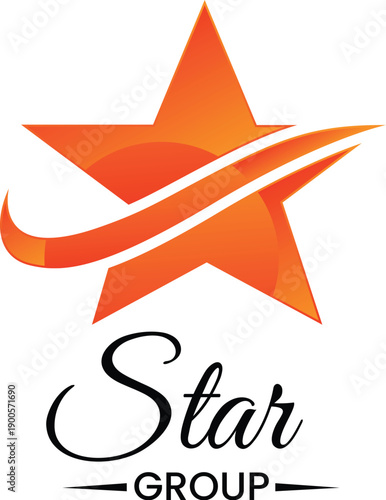 Star Group abstract colorful business logo design
