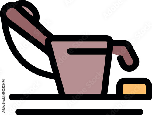 Iconic dental chair symbolizing modern dentistry comfort