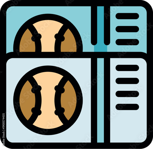 Blister pack containing baseballs, ensuring their pristine condition for upcoming matches and training sessions