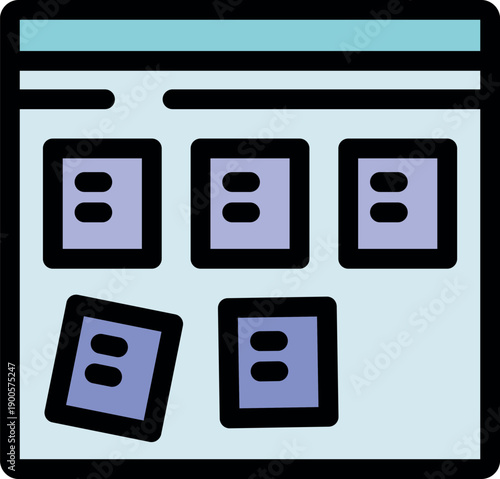 Visualizing workflow and tracking progress with online kanban board, enhancing productivity and project management