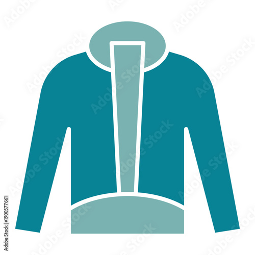 High Neck Jacket Flat