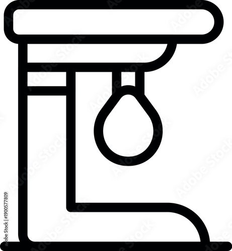 Punching bag equipment for boxing training, improving speed and reflexes