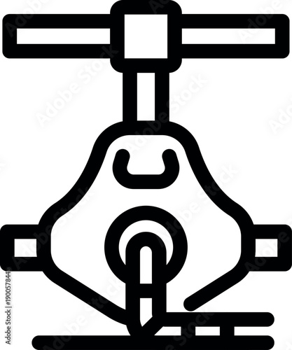 Laser cutting machine precisely cutting a metal detail in a manufacturing process