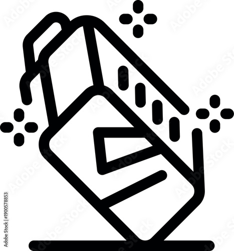 Detergent box pouring liquid laundry soap for washing clothes and making them shine