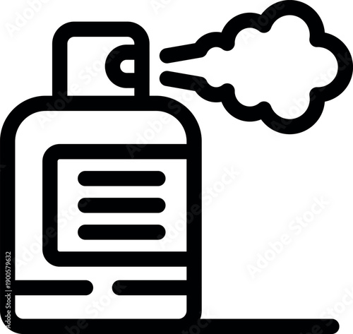 Insecticide spray bottle spraying, pest control and chemical deterrent concept