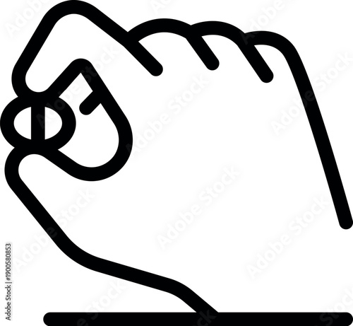 Close up of a hand delicately holding a small pill, emphasizing the concepts of medication, dosage, and healthcare