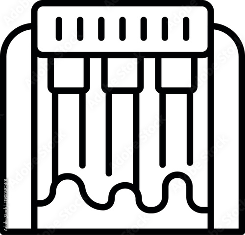 Hydroelectric dam generating clean energy, a symbol of renewable power and sustainable development