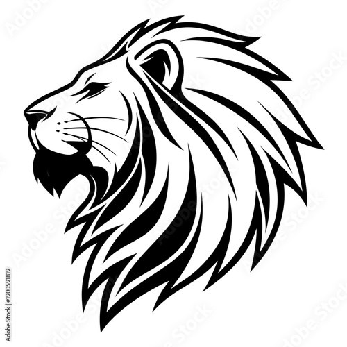 lion head vector