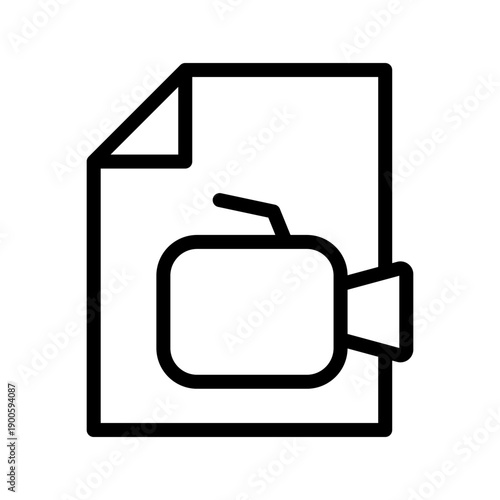 Advanced Video Camera Icon Collection for Cinema Production and Digital Media Content Creation