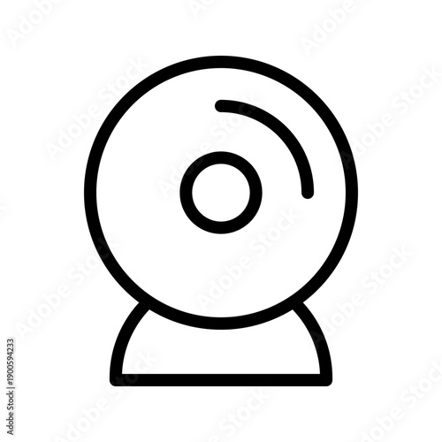 Advanced Webcam Icon Collection for Video Communication and Digital Live Streaming Hardware