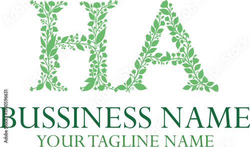 HA H ha initial logo | initial based abstract modern minimal creative logo, vector template image. luxury logotype logo, real estate homie logo. typography logo. initials logo