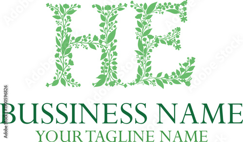 HE H he initial logo | initial based abstract modern minimal creative logo, vector template image. luxury logotype logo, real estate homie logo. typography logo. initials logo