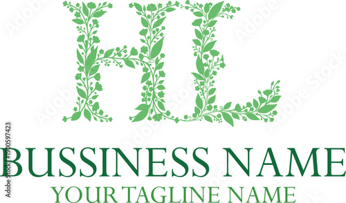 HL H hl initial logo | initial based abstract modern minimal creative logo, vector template image. luxury logotype logo, real estate homie logo. typography logo. initials logo