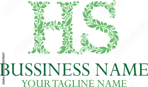 HS H hs initial logo | initial based abstract modern minimal creative logo, vector template image. luxury logotype logo, real estate homie logo. typography logo. initials logo