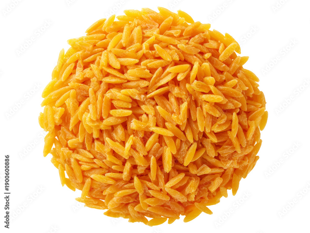 Fototapeta premium An appetizing image of orzo pasta grains Isolated Transparent Background, PNG