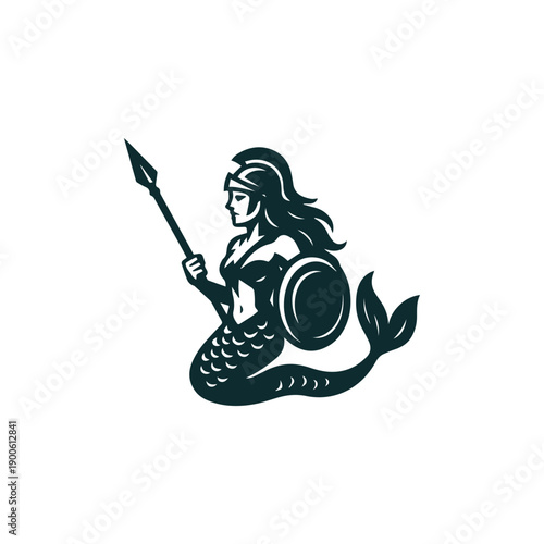 Mermaid Warrior Logo