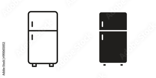 Fridge icon vector design. Vector elements for infographic web