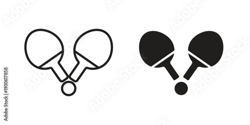 Ping pong icon vector design. Vector elements for infographic web