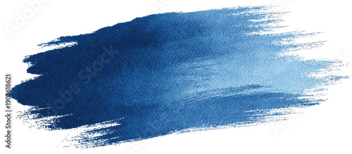 Panel kuchenny z motywem Textured blue watercolor brushstroke with gradient fading on black