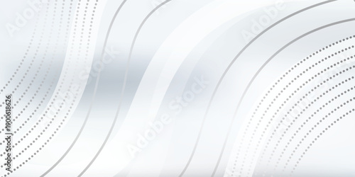 Geometris abstrak Warna putih dan abu-abu modern . Desain Trend Modern dan Kreatif dalam ilustrasi vektor