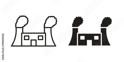 Pollution icon vector design. Vector elements for infographic web