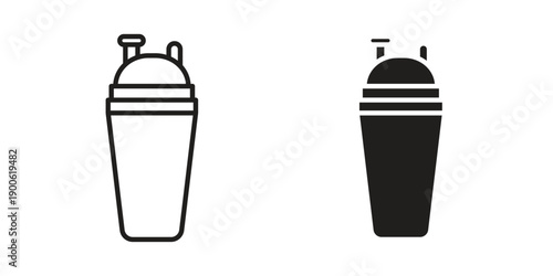 Protein shake icon vector design. Vector elements for infographic web