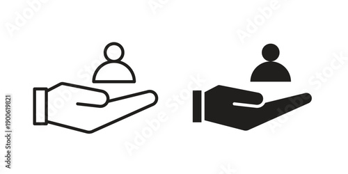 Retention icon vector design. Vector elements for infographic web