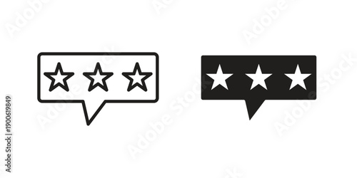 Review icon vector design. Vector elements for infographic web