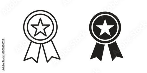 Rosette icon vector design. Vector elements for infographic web