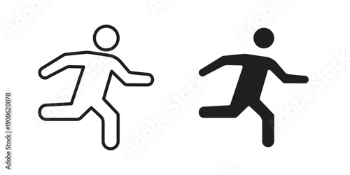 Running icon vector design. Vector elements for infographic web