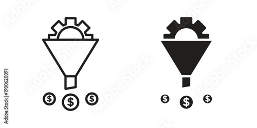 sales conversion icon vector design. Vector elements for infographic web