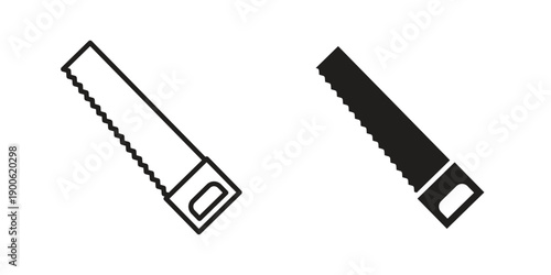 Saw icon vector design. Vector elements for infographic web