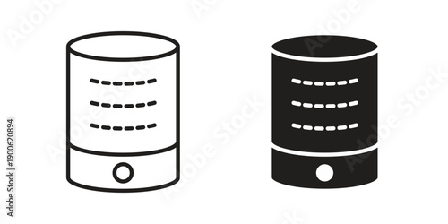 Smart speaker icon vector design. Vector elements for infographic web