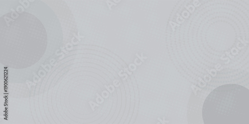 White geometric abstract background overlap layer on bright space with lines effect decoration. Modern graphic design element circles style