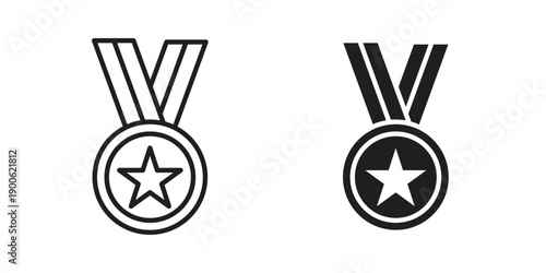 Sports medal icon vector design. Vector elements for infographic web