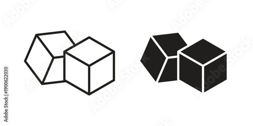 Sugar icon vector design. Vector elements for infographic web