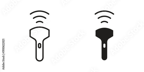 Ultrasound icon vector design. Vector elements for infographic web