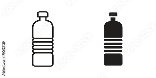 Water bottle icon vector design. Vector elements for infographic web