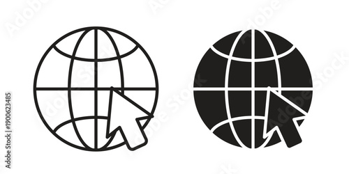 Website icon vector design. Vector elements for infographic web