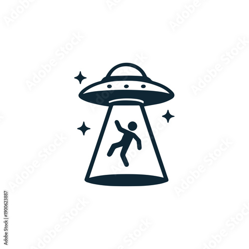 Abducted By UFO Logo