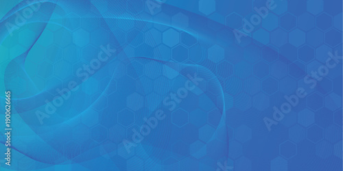 Molecular abstract structure and genetic engineering DNA. Healthcare and medicine background concept. Scientific research background. Wave flow. Innovation pattern. Vector illustration.